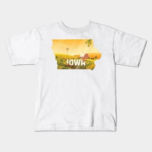 Iowa state design / Iowa lover / Iowa gifts / Iowa farmer gift / Iowa home state Kids T-Shirt